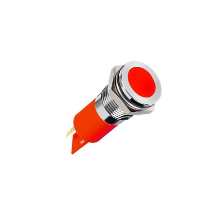 APEM INC Single Color Led, High Efficiency Red, Diffused Q14F1CXXR110E